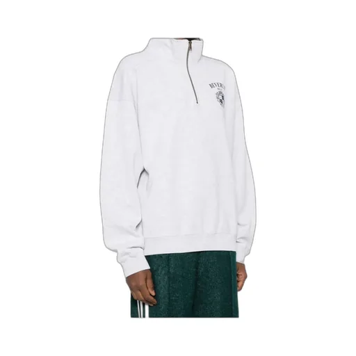 Quarter-Zip Pinted Sweatshirt