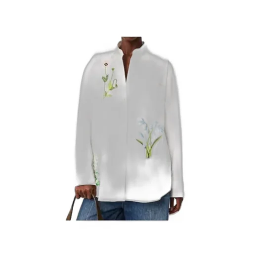 Floral Embroidered Shirt