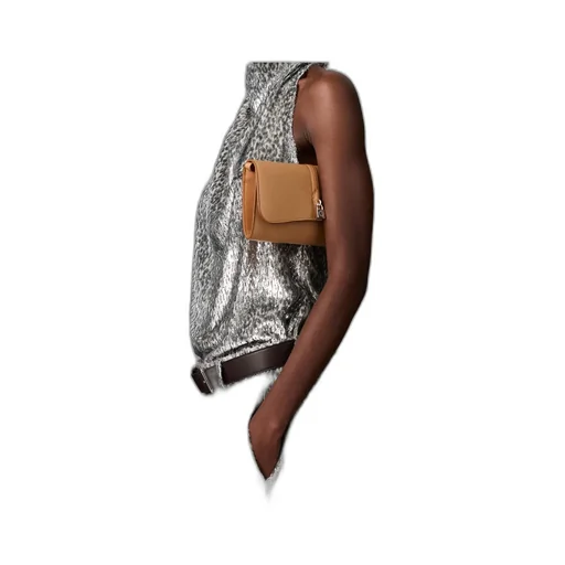 Metallic Effect Halterneck Top