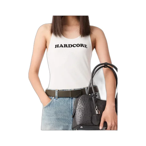 Hardcore Slogan Tank Top