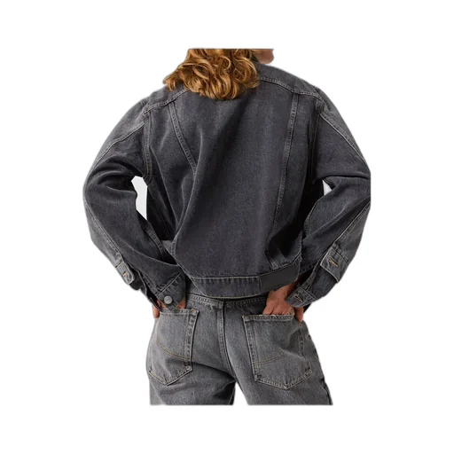 Tonal Paneled Denim Jacket