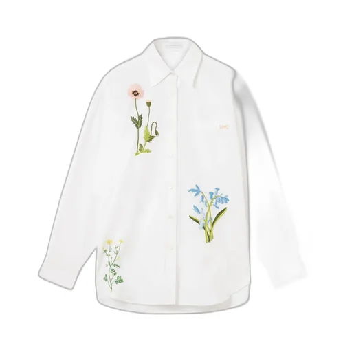 Floral Embroidered Shirt