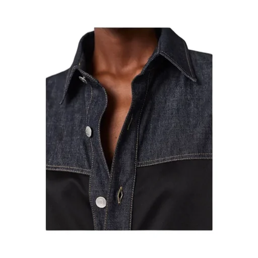 Lace Detailed Short-Sleeve Shirt