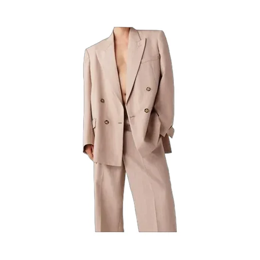 Oversized Double-Breasted Blazer