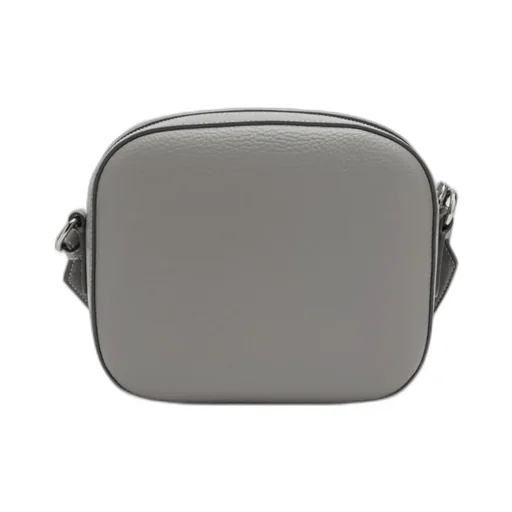 Logo Perforated Strapped Crossbody Bag