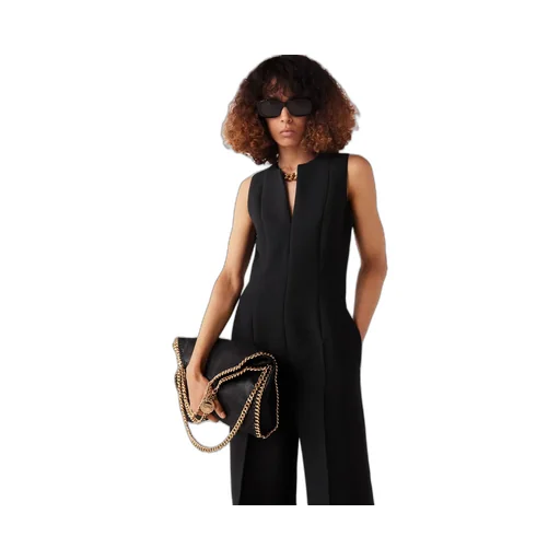 Chain Embellished Sleeveless Jumpsuit