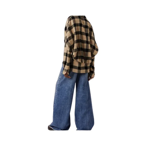 Multi-Layered Checked Wool Shirt