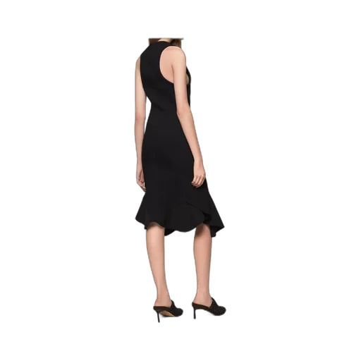 Peplum-Hem Dress