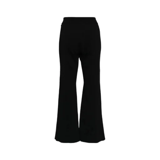 High-Waisted Flared Trousers