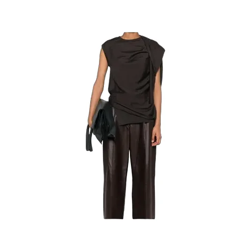 Sleeveless Draped Top