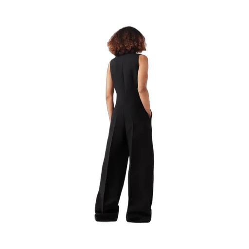 Chain Embellished Sleeveless Jumpsuit