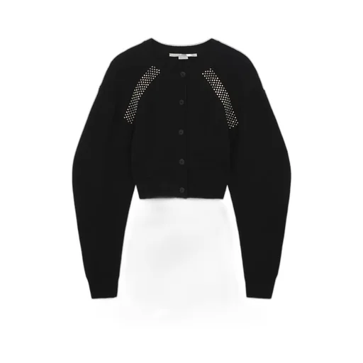 Crystal-Embellished Cardigan