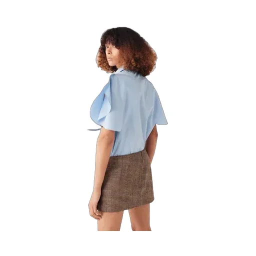 Buckled Mid-Waist Skirt