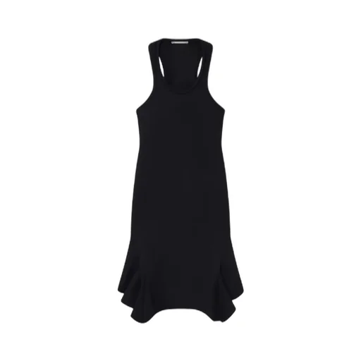 Peplum-Hem Dress