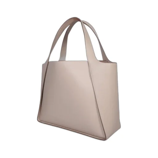 Logo Studded Open-Top Tote Bag