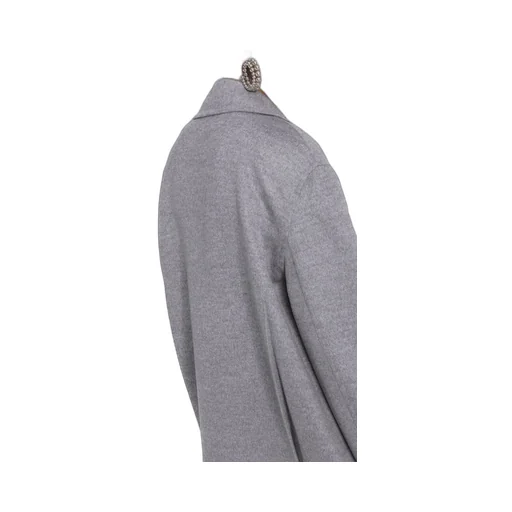 Oversized Double-Breasted Wool Coat