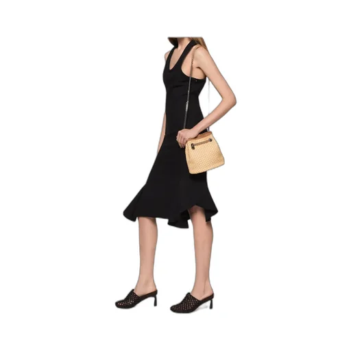 Peplum-Hem Dress