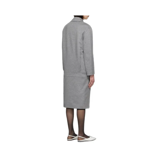 Oversized Double-Breasted Wool Coat