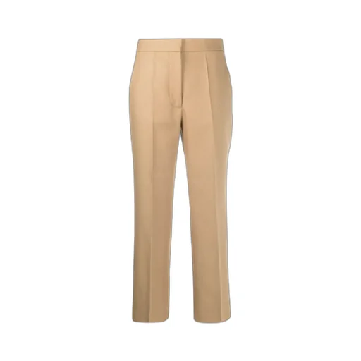 Kick-Flare Cropped Trousers