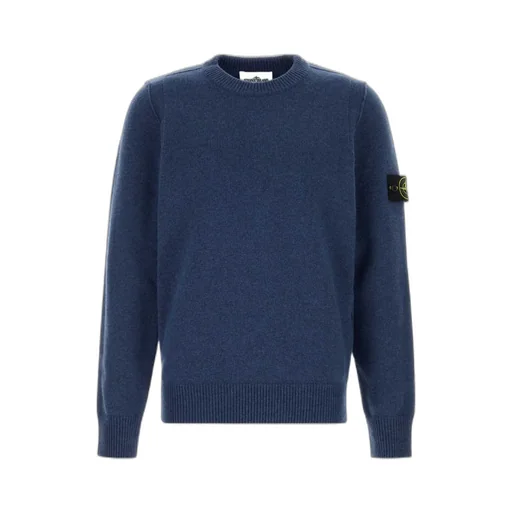 Logo Patch Knitted Crewneck Jumper
