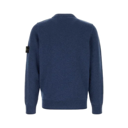 Logo Patch Knitted Crewneck Jumper
