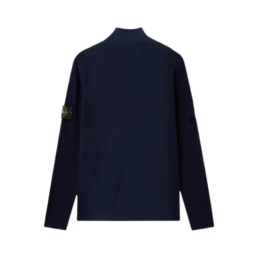 Logo Patch Zip-Up Jumper