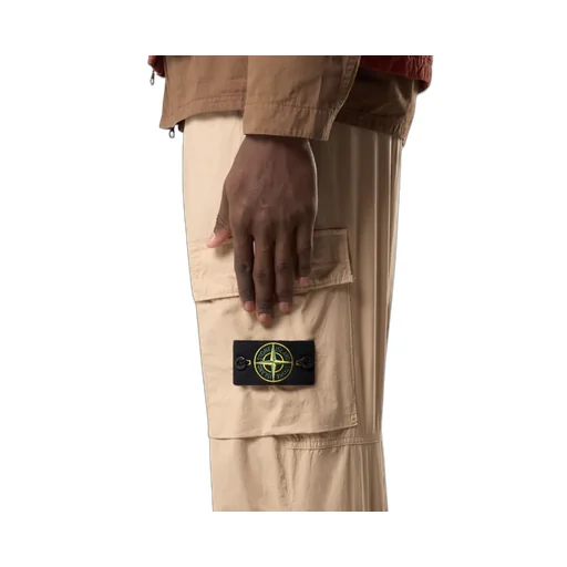 Logo Patch Tapered Leg Trousers