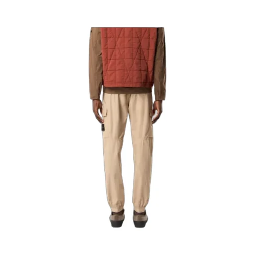 Logo Patch Tapered Leg Trousers