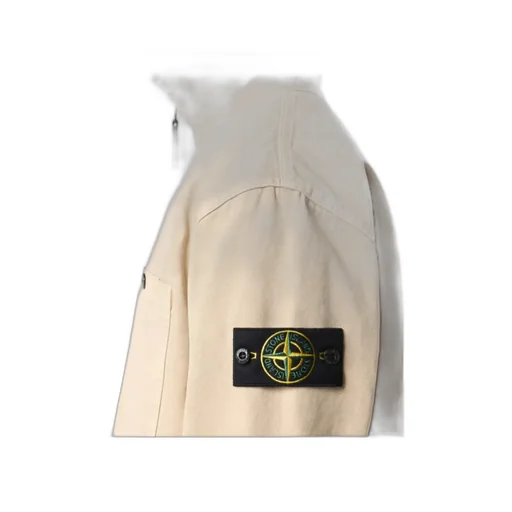 Comfort-Fit Zip-Up Overshirt With Pocket