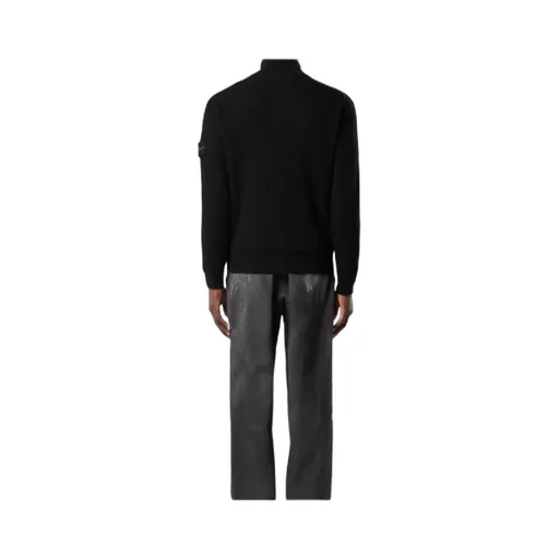 Logo Patch Zip-Up Jumper