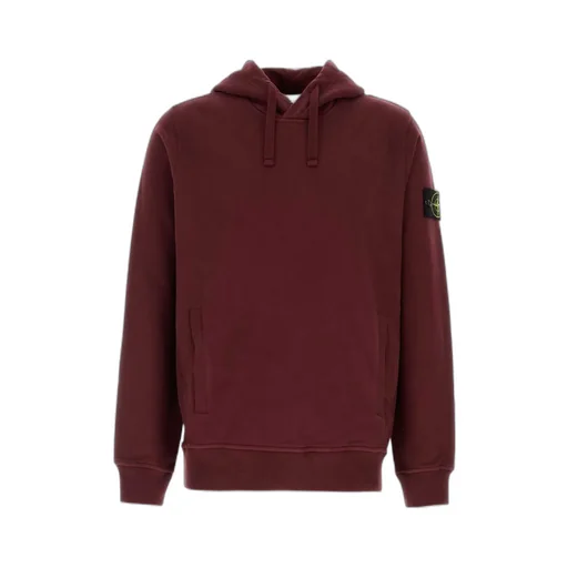 Logo Patch Drawstring Hoodie