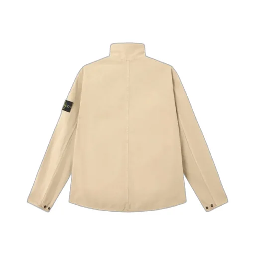 Comfort-Fit Zip-Up Overshirt With Pocket