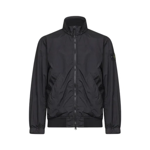Logo Patch Zip-Up Jacket