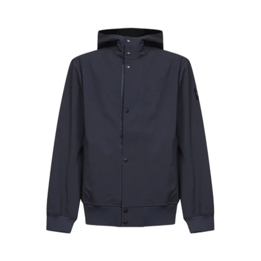 Logo Patch Hooded Jacket