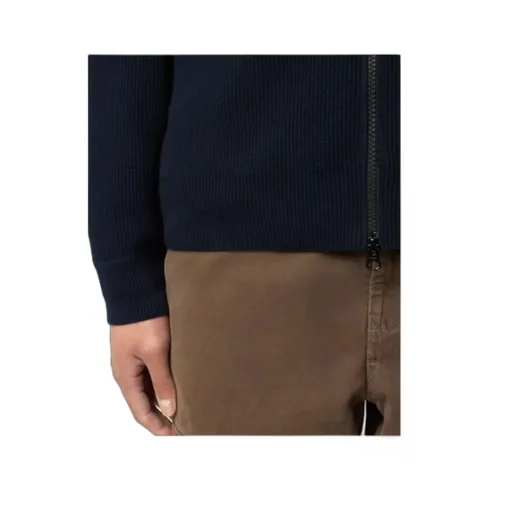 Logo Patch Zip-Up Jumper