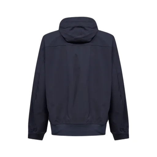 Logo Patch Hooded Jacket