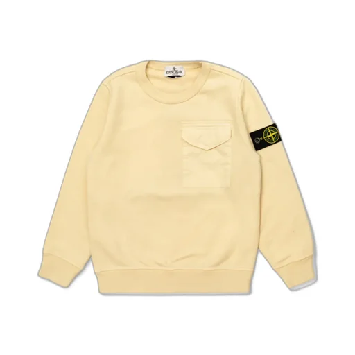 Junior Chest-Pocket Crewneck Sweatshirt