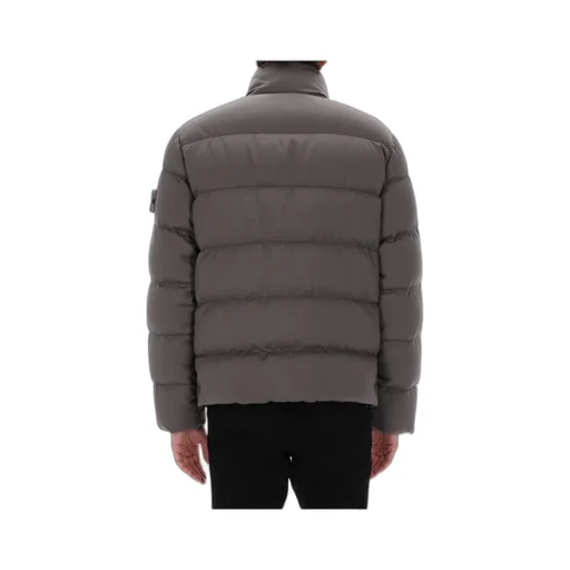 Down Jacket With Anti-Drop And Ribbed Internal Cuffs