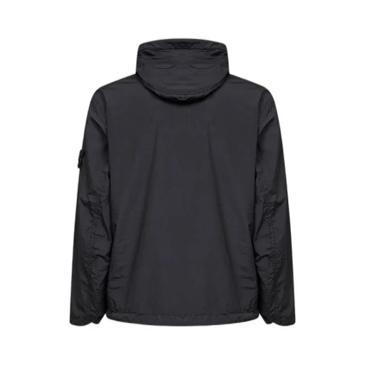 Logo Patch Hooded Jacket