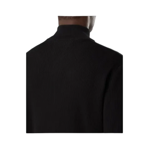 Logo Patch Zip-Up Jumper