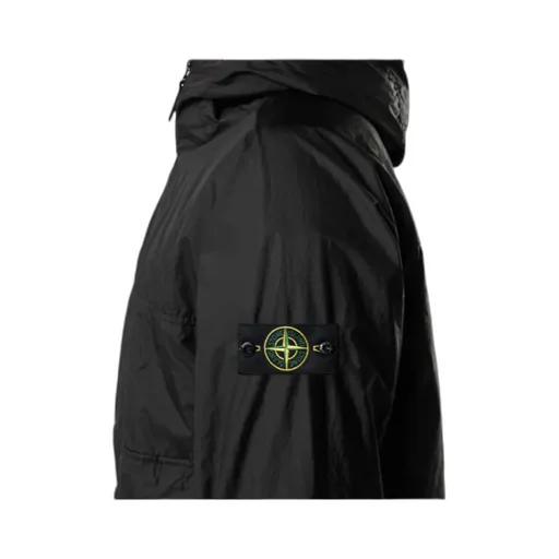 Logo Patch Hooded Jacket