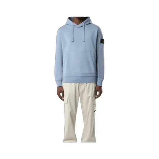 Logo Patch Drawstring Hoodie