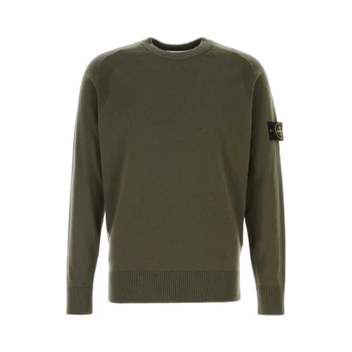 Logo Patch Crewneck Knitted Jumper