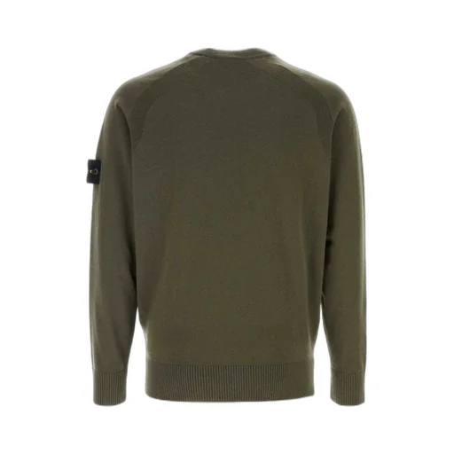 Logo Patch Crewneck Knitted Jumper