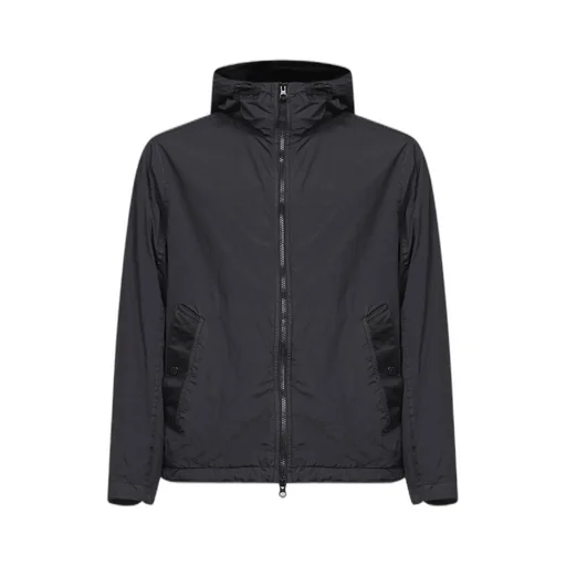 Logo Patch Hooded Jacket