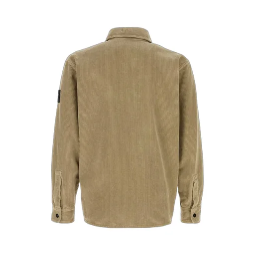 Compass Patch Buttoned Overshirt