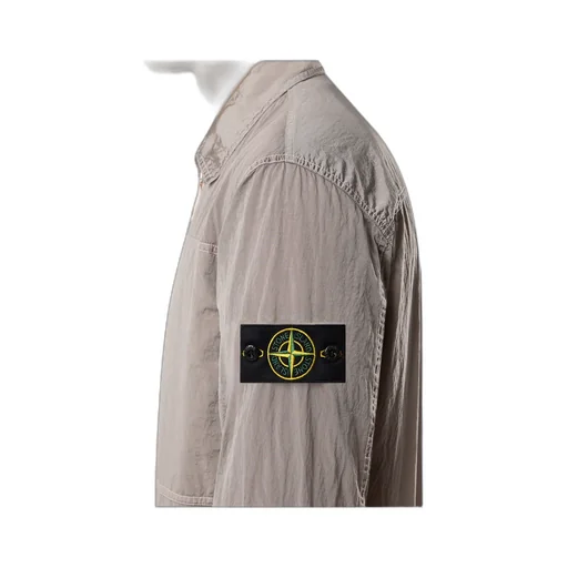 Comfort-Fit Overshirt With Chest Pocket And Two-Way Zip