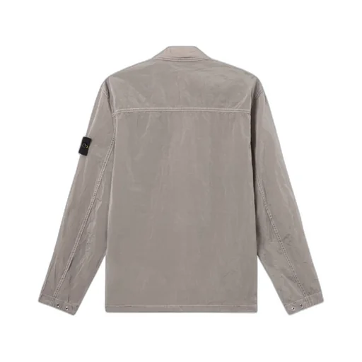 Comfort-Fit Overshirt With Chest Pocket And Two-Way Zip