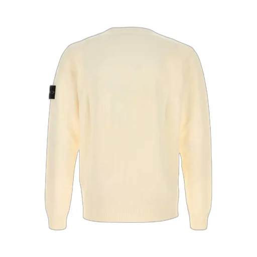 Crew-Neck Compass-Badge Sweater