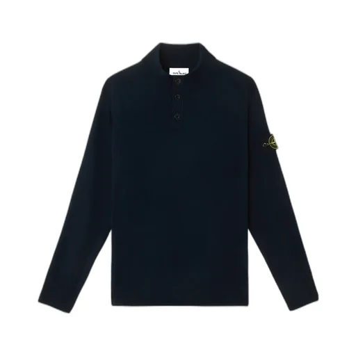 Rib Stand-Neck Sweater